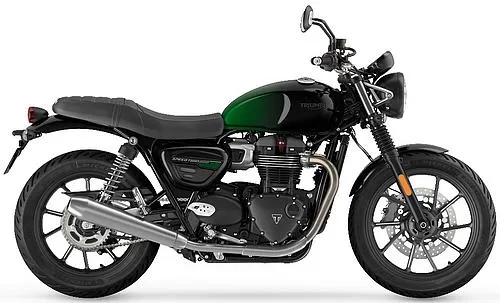Foto de perfil del 900 Speed Twin Green Stealth Edition 2024 en color verde / negro.