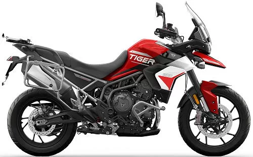 Profile photo of Tiger 900 GT Pro 2023 in color red.