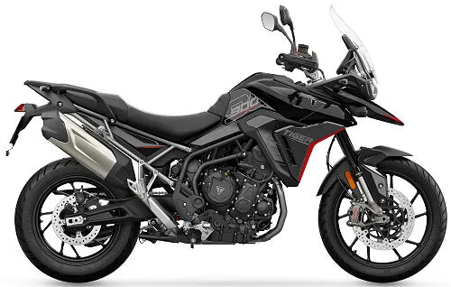Foto de perfil del Tiger 900 GT Pro 2026 en color negro.