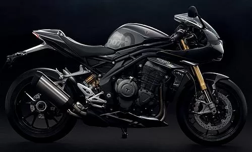 Foto de perfil del Speed Triple 1200 RR Bond édition 2023 en color indefinido.