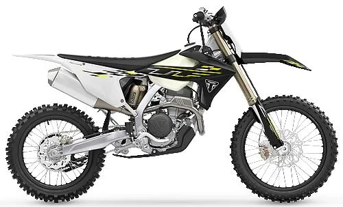 Foto de perfil del TF 250-C 2026 en color negro.