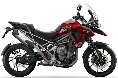 Profile photo of Tiger 1200 GT Pro 2025 in color red.