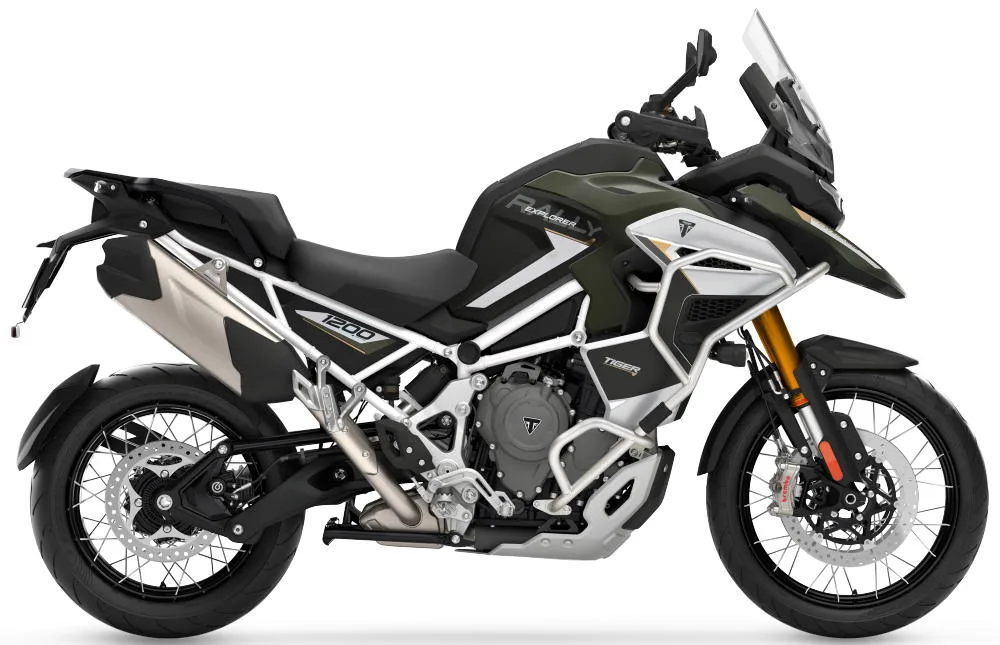 Profile photo of Tiger 1200 Rally Explorer 2027 in color green.