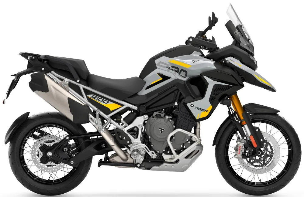 Profile photo of Tiger 1200 Rally Pro 2027 in color grey / black.