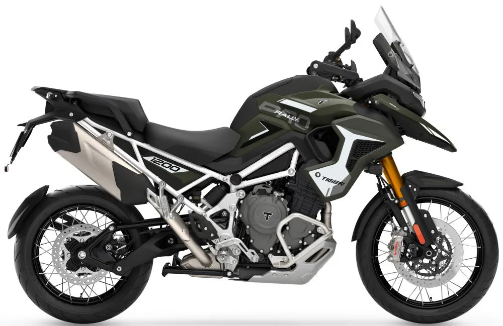 Profile photo of Tiger 1200 Rally Pro 2027 in color green.