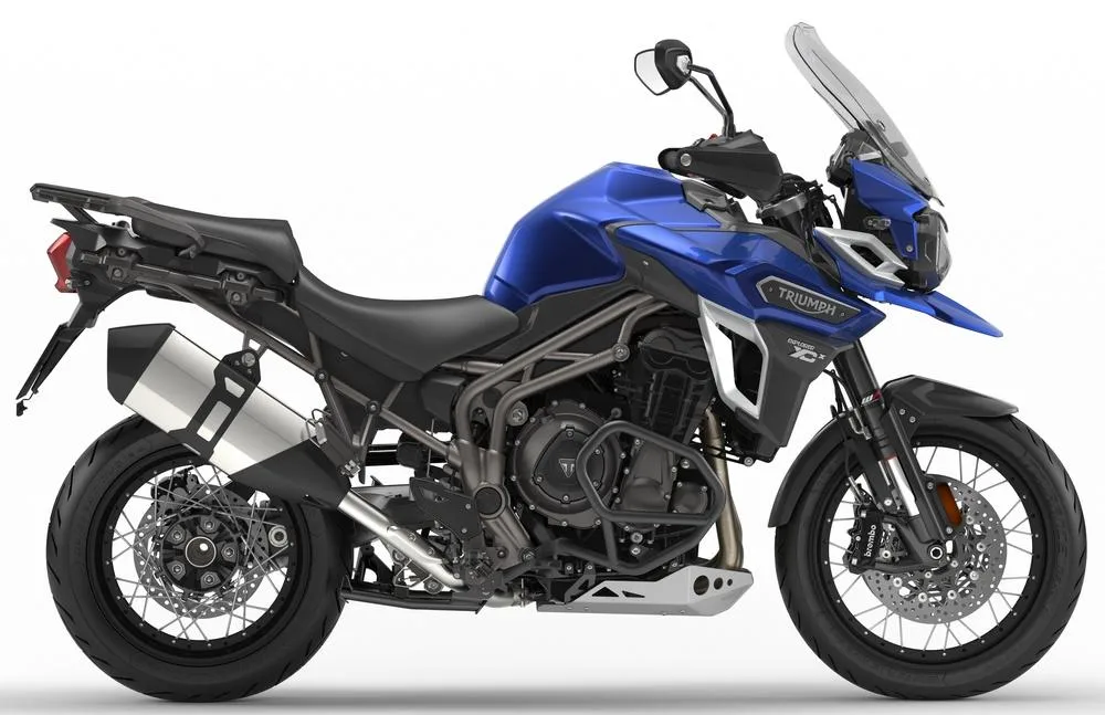 A 2017 Triumph Tiger 1200 Explorer XCx Low