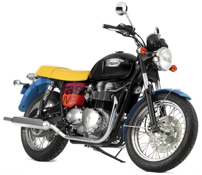 Triumph 865 Bonneville édition Paul Smith Live Fast 2006, reviews