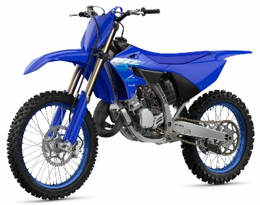 Une Yamaha YZ 125 de 2027 bleue