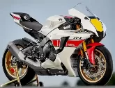 Motorcycle Yamaha R1 1000 World GP 60th Anniversary 2022