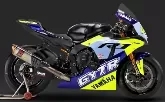 Motorcycle Yamaha 1000 R1 GYTR VR46 2022