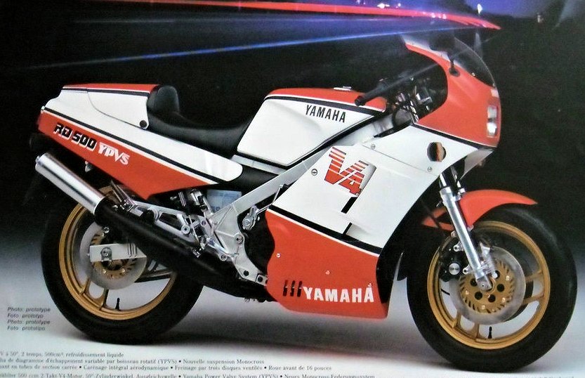 Joints + Cache Poussière Fourche Yamaha RD 500 LC 1984-1985 - NEUF D'origine