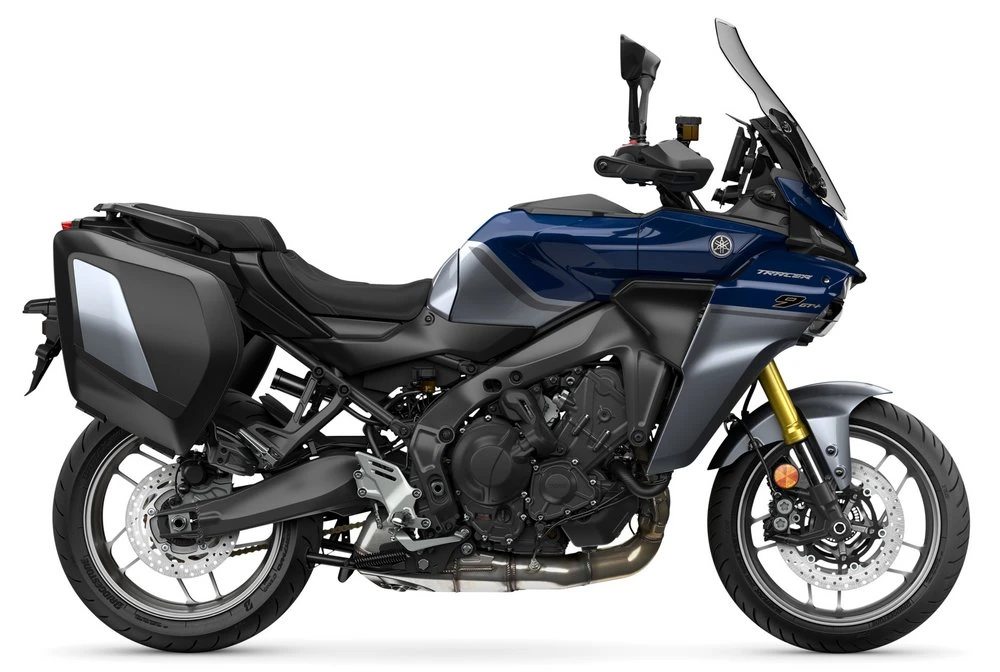 Protection Réservoir Huile De Frein Arrière Pour Yamaha Tracer 9/9GT 2025 - Aluminium CNC Noir, Logo Tracer9GT