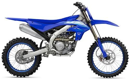Photo de profil de la YZ 250 F 2027 en couleur bleu