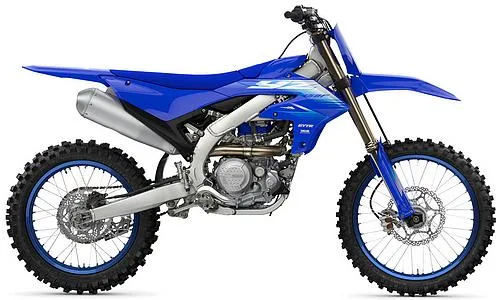 Photo de profil de la YZ 450 F 2027 en couleur bleu