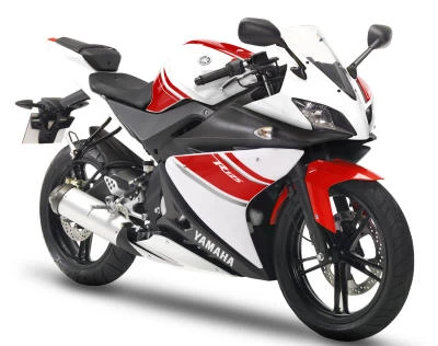 Profile photo of YZF-R 125 2008 in color red / white.