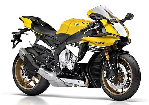 Foto de perfil del YZF-R1 1000 60eme anniversaire 2016 en color indefinido.