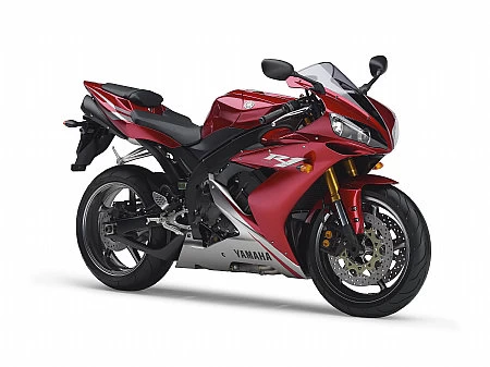 Photo de profil de la YZF-R1 1000 2006 en couleur rouge