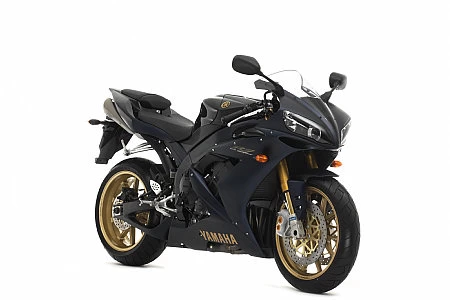 Photo de profil de la YZF-R1 1000 2006 en couleur noir