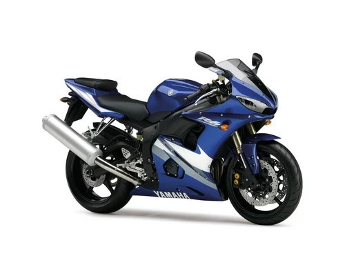 Foto de perfil del YZF-R6 600 2005 en color indefinido.