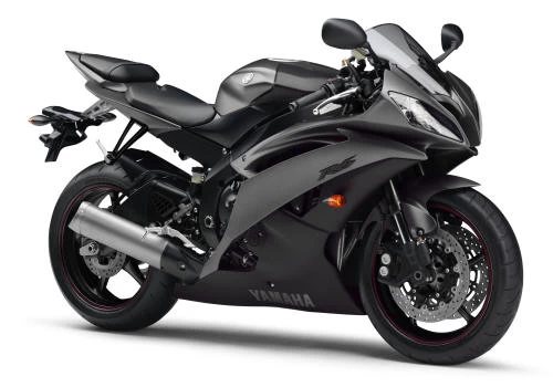 Photo de profil de la YZF-R6 600 2012 en couleur noir