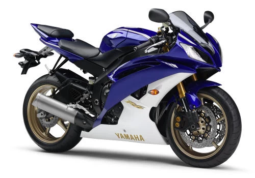 Photo de profil de la YZF-R6 600 2012 en couleur bleu