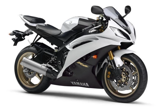 Photo de profil de la YZF-R6 600 2012 en couleur blanc