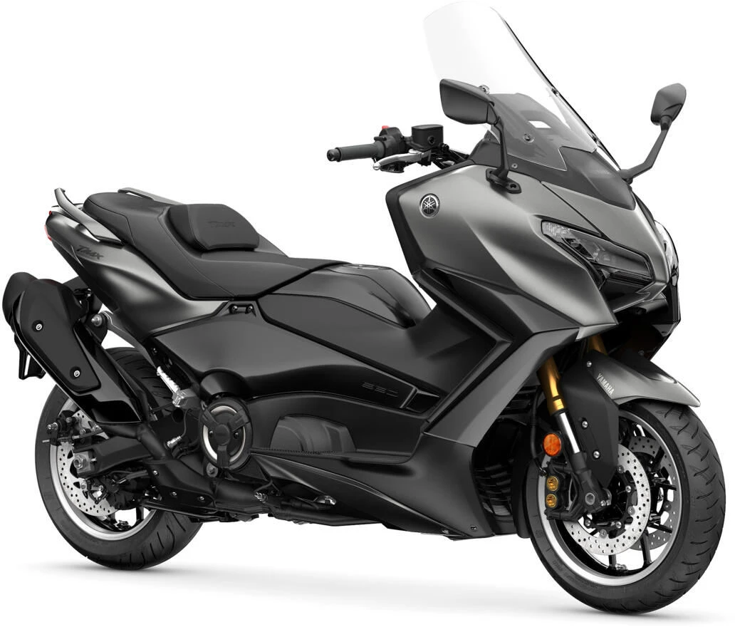 Photo de profil de la TMAX 560 Tech MAX 2026 en couleur gris