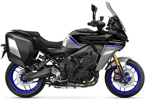 Photo de profil de la Tracer 9 GT+ 2026 en couleur gris / noir