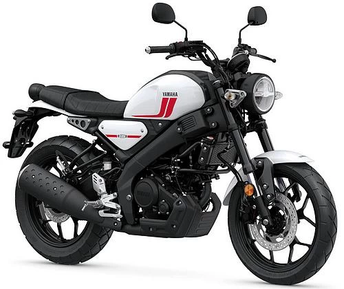 Foto de perfil del XSR 125 2024 en color blanco.