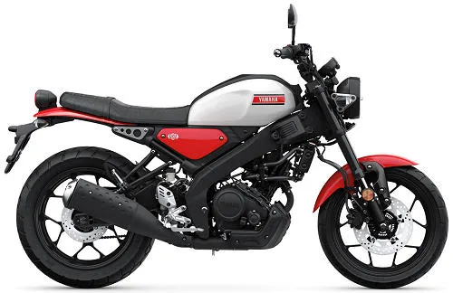 Foto de perfil del XSR 125 2026 en color rojo / blanco.