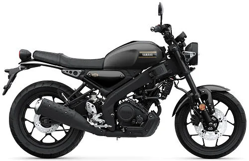 Foto de perfil del XSR 125 2026 en color gris.