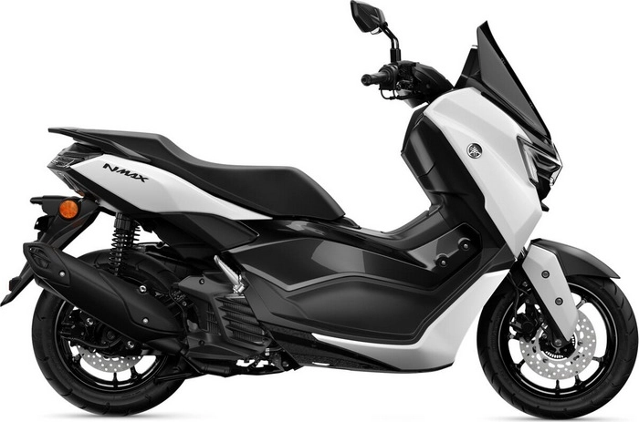 Photo de profil de la NMAX 125 2025 en couleur blanc