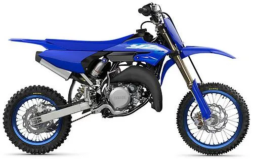 Foto de perfil del YZ 65 2027 en color azul.